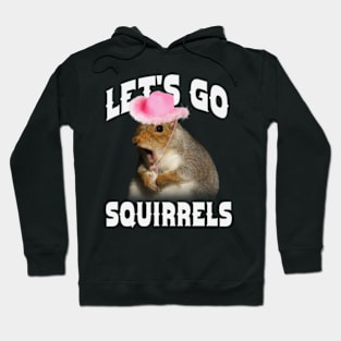 Let's Go Squirrels Shirt, Aesthetic Clothing, Y2K Slogan Women's Hoodie